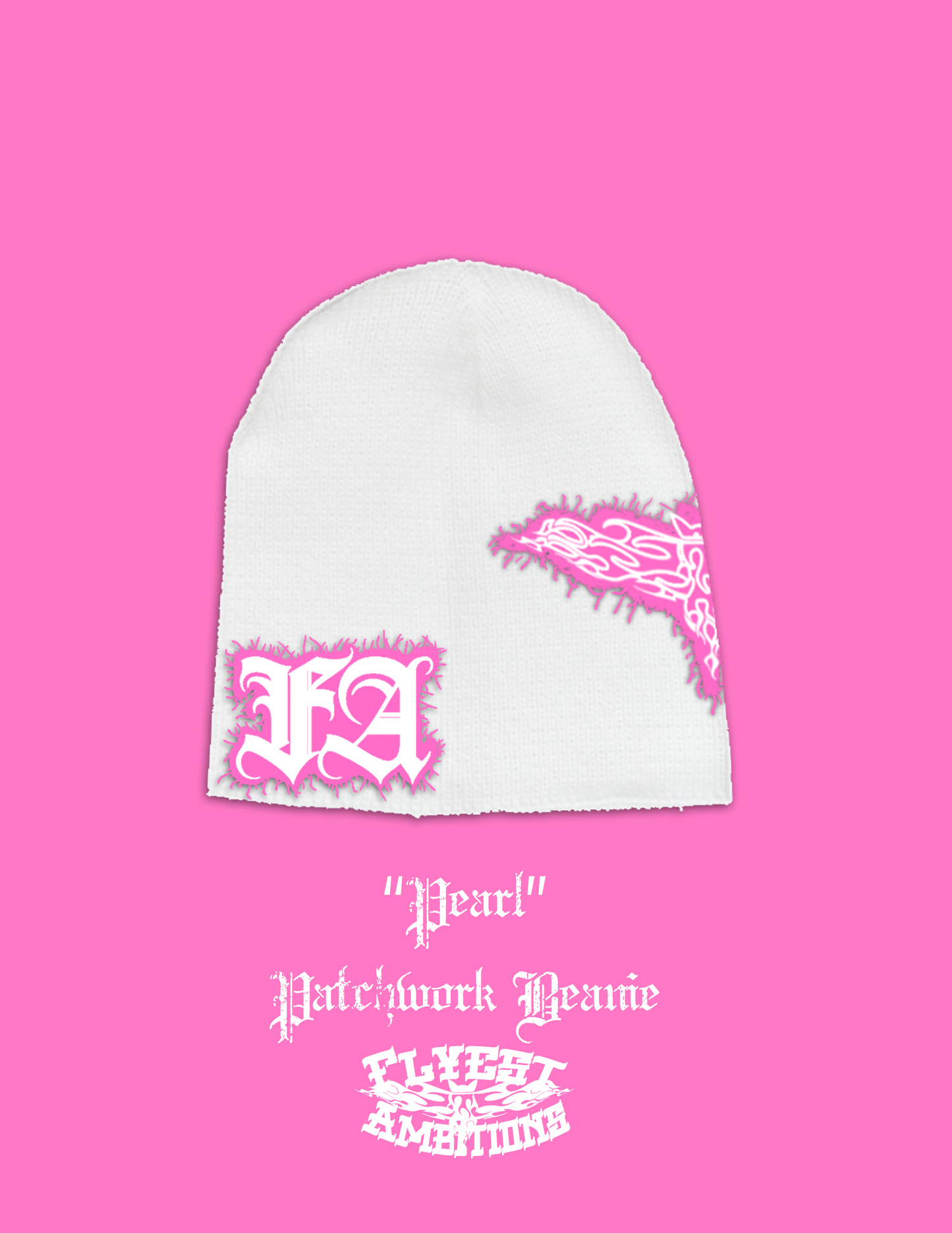 Pearl Patchwork Beanie