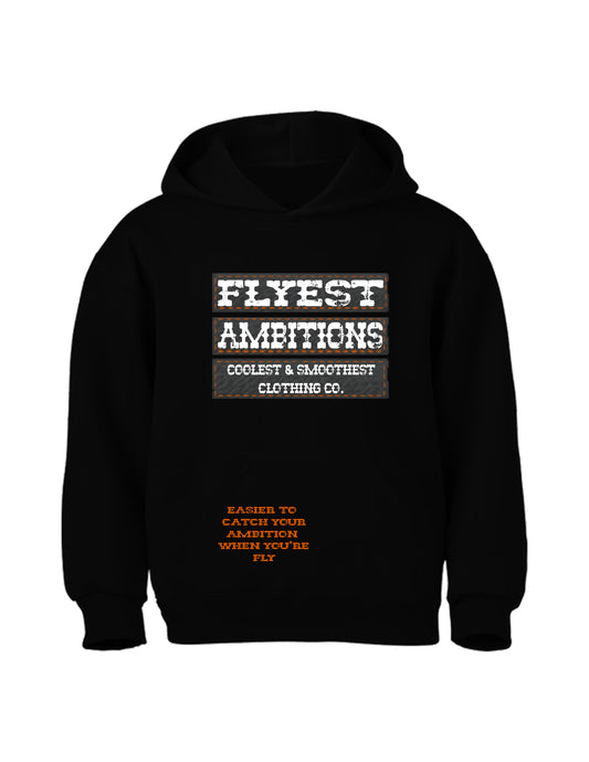 Fly Shit Only Hoodies-Black