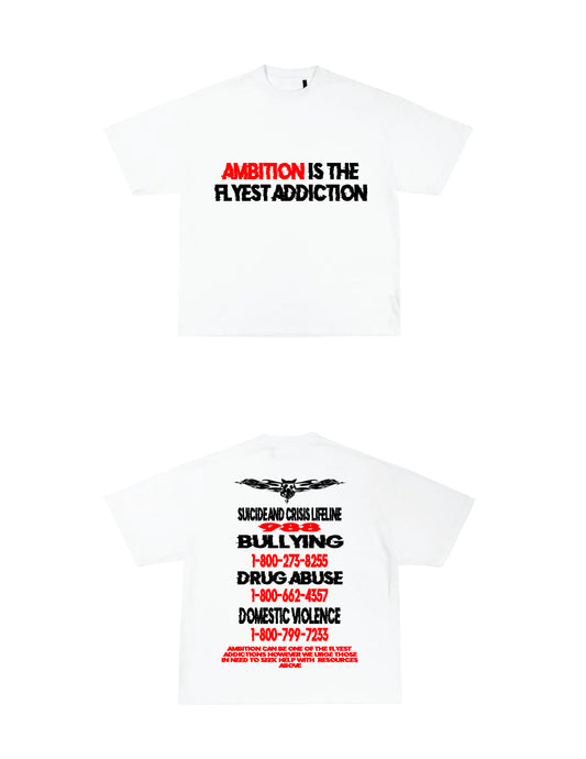 Bat Out of Hell Tee-White