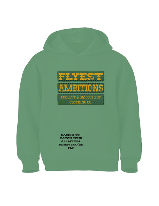 Fly Shit Only Hoodie Mint Green