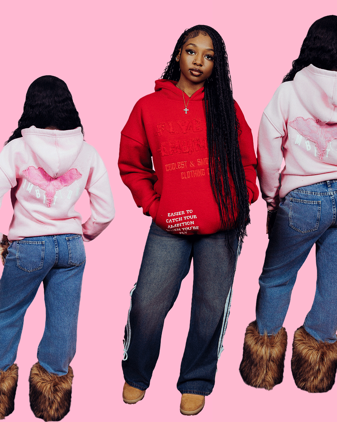 Ambitious Essentials Hoodie RED