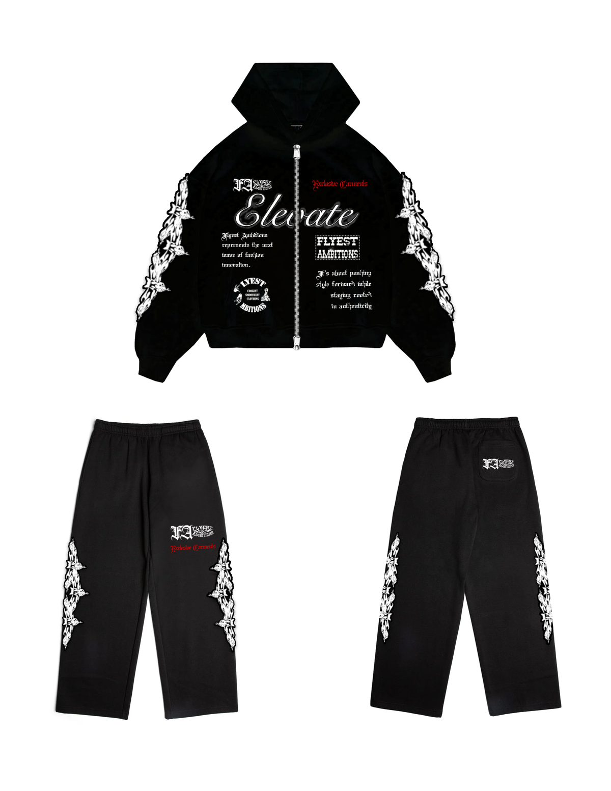 Elevate Sweatsuit Obsidian