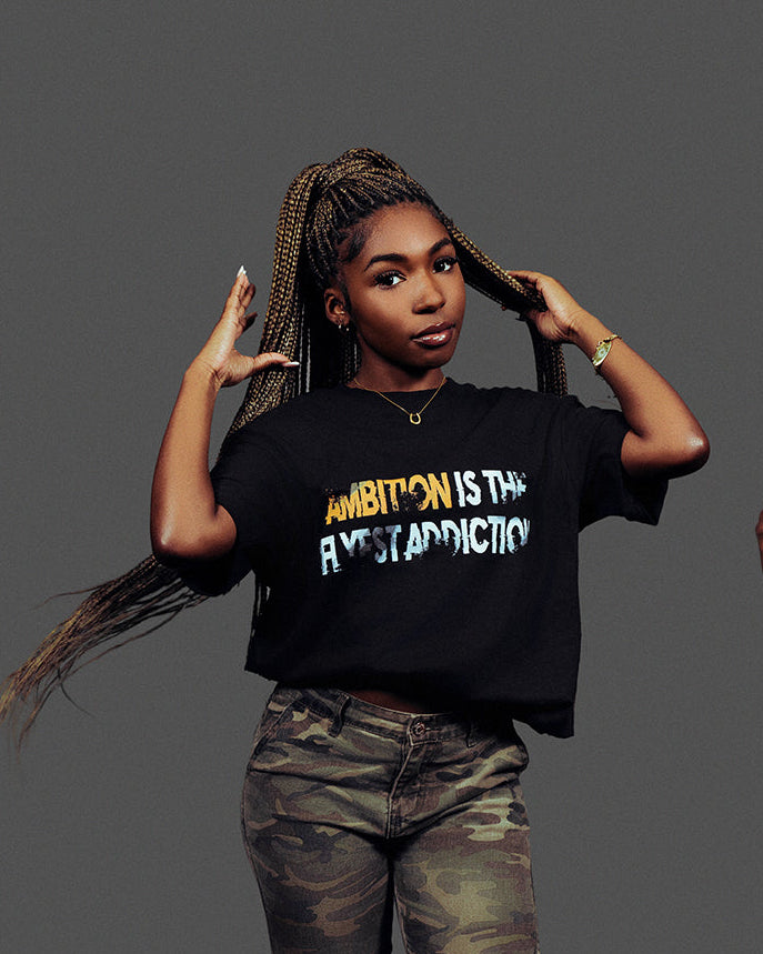 Bat Out of Hell tee-Black