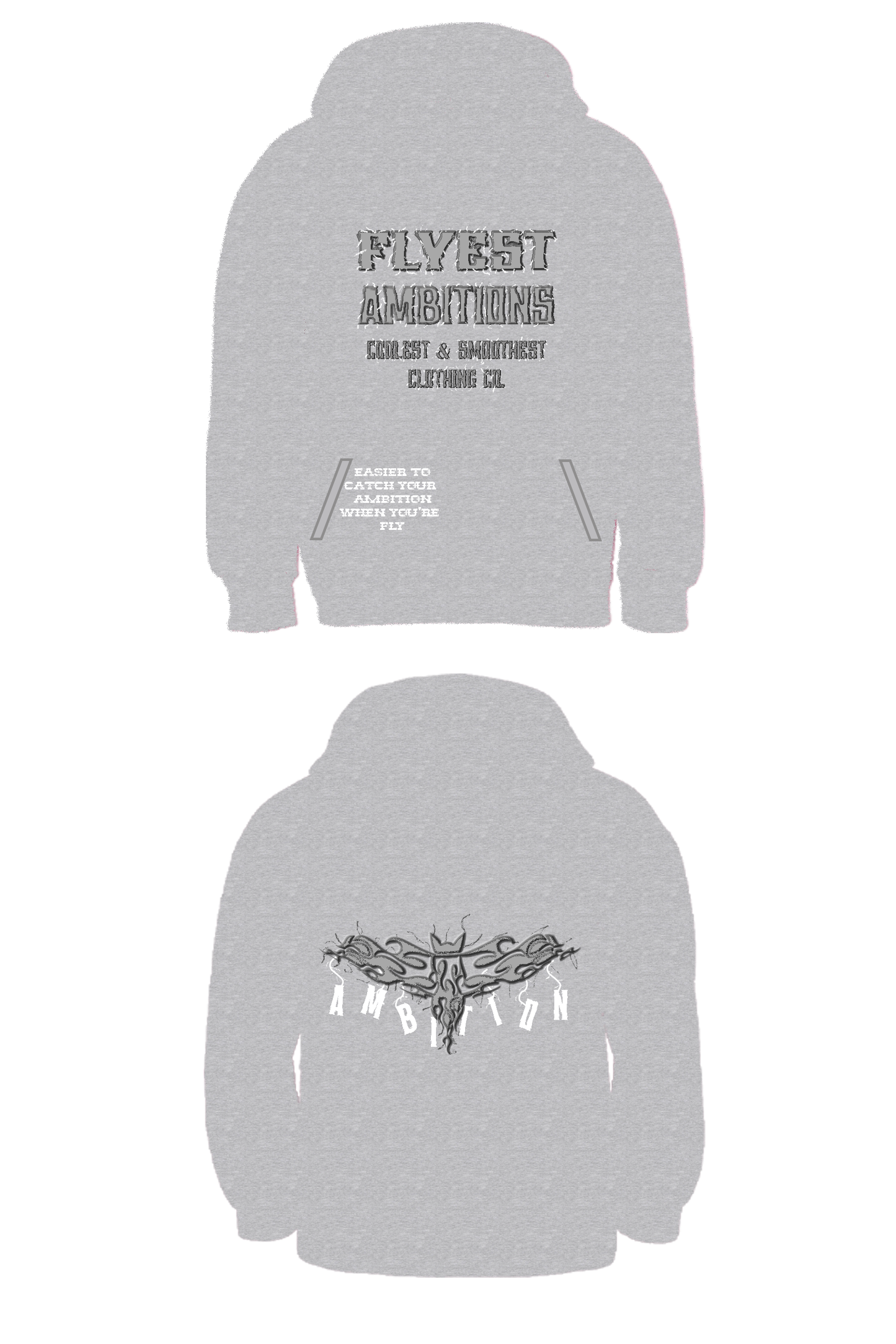 Ambitious Only Hoodie-Grey